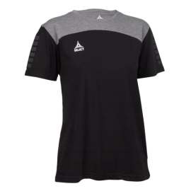 T-SHIRT OXFORD WOMEN - BLACK-GREY