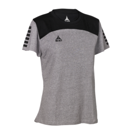 T-SHIRT OXFORD WOMEN - GREY-BLACK