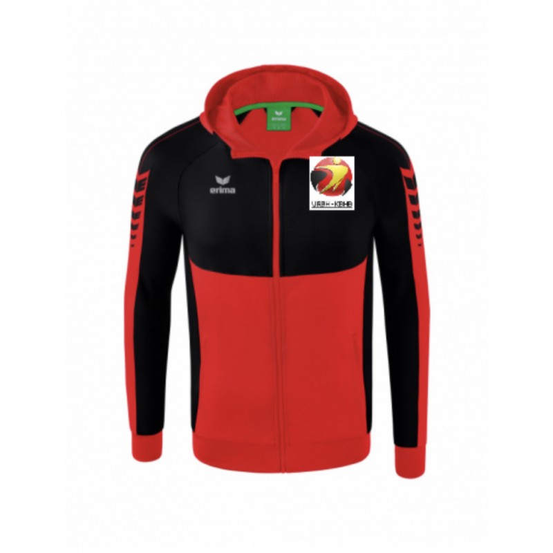 TRAININGSJACK MET CAPUCHON RED WOLVES